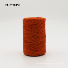 Factory Directly Selling Jute Rope/Cord/String Dark Orange for Home Decoration, Garden, DIY with Cheap Price, Nice Quality